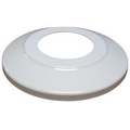 White Standard Profile Aluminum Flash Collar (5" Diameter Pole/ 16" Outside Diameter)